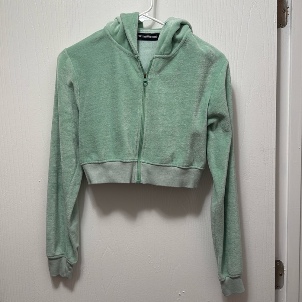 PrettyLittleThing Cropped Jacket Size 8